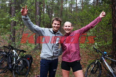 Jostein Gjevre og Astrid Brathaug Sørset - Vinnere av Ryeløpet 2022
