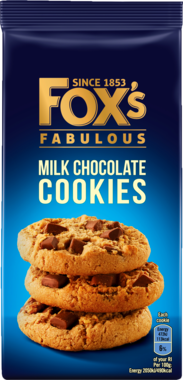 Fox's Milk Chocolate Cookies 180g 50850