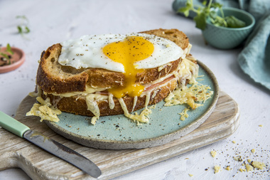 Toast med stekt egg - alternativ 2