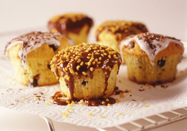 Muffins med sjokoladebiter