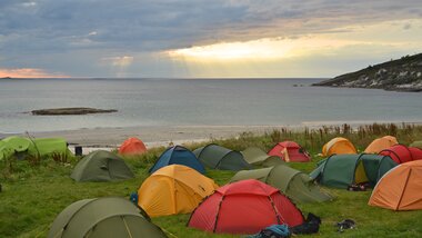 Camp på Sørfugløy