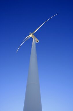 Wind Turbine from below
