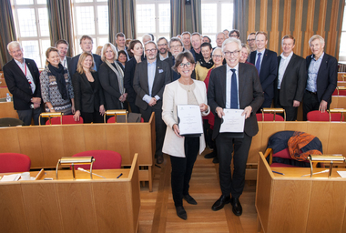 Signering av avtale mellom NTNU og Bærum kommune, 2019