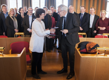 Signering av avtale mellom NTNU og Bærum kommune, 2019