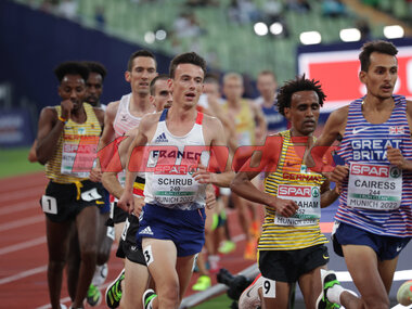 European Athletics Championships - 10000 meter menn Finale - Yann Schrub 