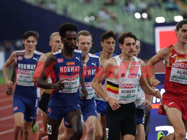 European Athletics Championships - 10000 meter menn Finale - Zerei Kbrom Mezngi, Michael Somers