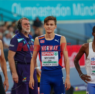 European Athletics Championships - 10000 meter menn Finale - Magnus Tuv Myhre 