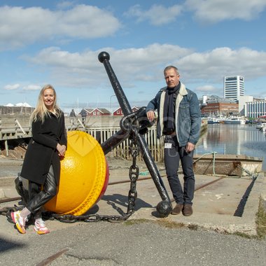 Prosjektleder for Kulturveien Kristine Engan Imingen og folkehelsekoordinator og prosjektleder for Det gode liv i Bodø Gøran Raade-Andersen i Bodø kommune. 
