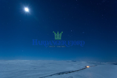 Vinternatt på Hardangervidda