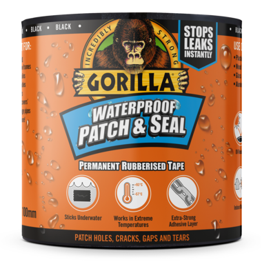24650 Gorilla Tape Patch & Seal Svart