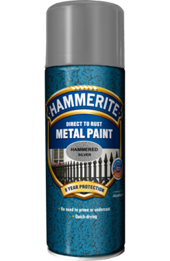 5078332 Hammerite Hammarlack Silver Spray 400ml