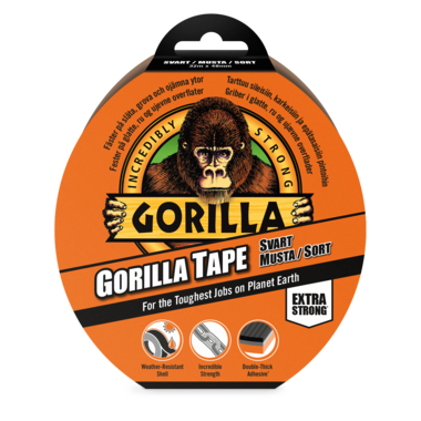 24603 Gorilla Tape Svart 32m