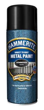 5078297 Hammerite Hammarlack Svart Spray 400ml