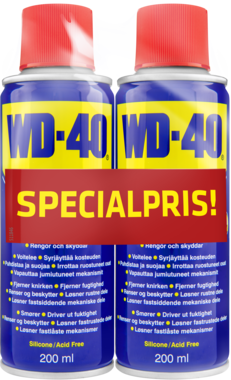 730 WD-40 Multispray 2x200ml Twinpack  (art nr 720x2)