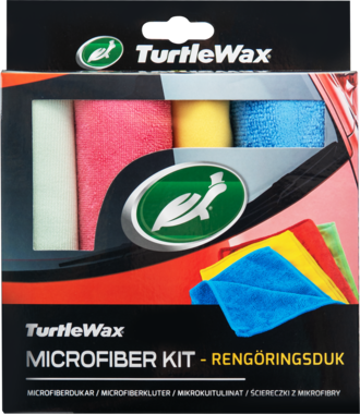 3249 Turtle Wax Microfiber Kit 4st