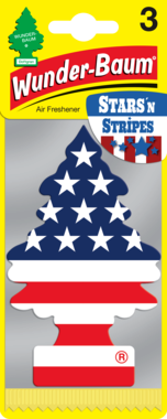 7028-7 Wunder-Baum Stars'n Stripes 3-pack