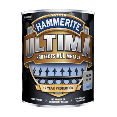 5574996 Hammerite Ultima Slätlack Silver 750ml