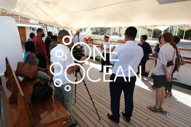 Besøk  om bord til kai i Willemstad, Curacao, oktober 2022