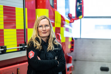 Kristina Vee Lægreid - Brann- og redningssjef