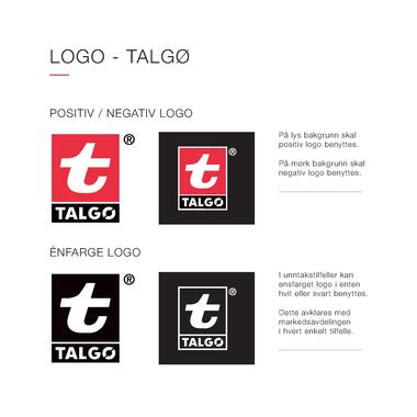 Talgø logo retningslinjer