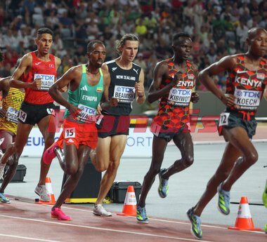 VM Friidrett 2023 Budapest - 3000 meter menn hinder finale - George Beamish
