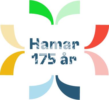Byjubileumslogo - Hamar 175 år