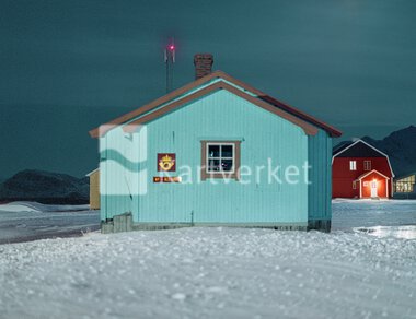 Postkontoret i Ny-Ålesund, Svalbard.