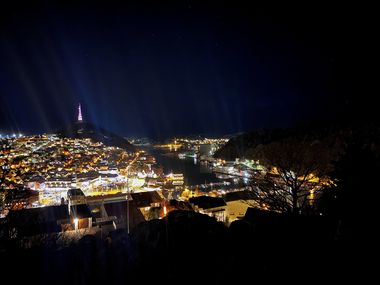 Egersund by night