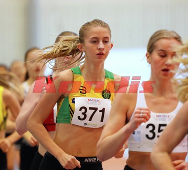 NM Friidrett Innendørs 2024 - 3000 meter kvinner - Wilma Anna Bekkemoen Torbiörnsson