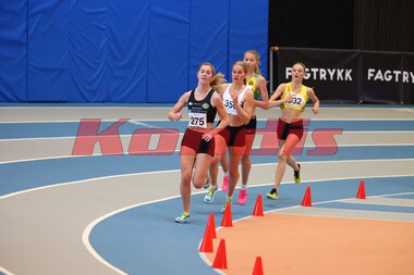 NM Friidrett Innendørs 2024 - 3000 meter kvinner - Kristine Lande Dommersnes