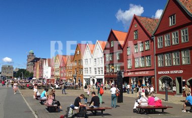 Verdensarvstedet Bryggen i Bergen