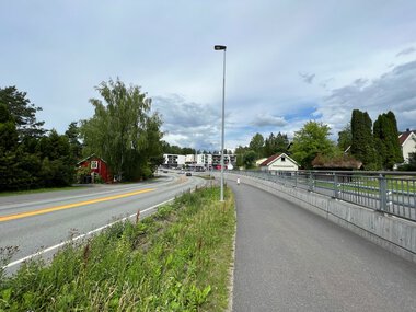 Gang og sykkelvei Fylkesvei 152 Langhus