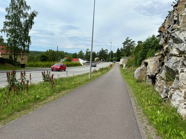 Gang og sykkelvei Fylkesvei 152 Langhus