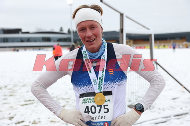 Sander A. Deilkås kom på andreplass på maraton under Jessheim Vintermaraton 2023