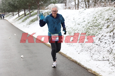 Bjarne Brynning løp maraton under Jessheim Vintermaraton 2023