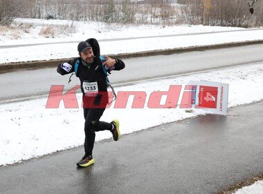 Janis Minkevics løp maraton under Jessheim Vintermaraton 2023