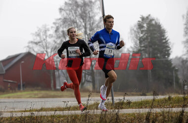 Jessheim Vintermaraton 2022 Victor Synnestvedt fremst