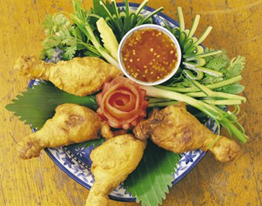Gai Chub Paeng Tod (friterte kyllinglår)