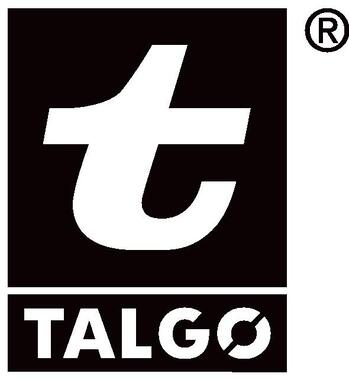 Talgø logo, sort