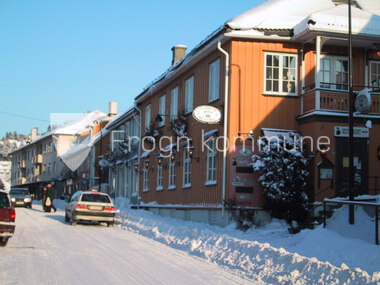 Vinter på Drøbak torg