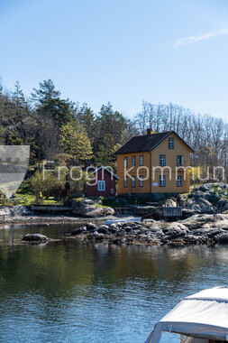 Øya Bergholmen i Oslofjorden 