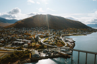 Utsikt over Tromsdalen