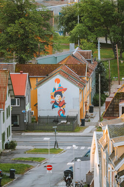 Gatekunst i Tromsø sentrum