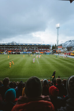 Fotballkamp med Tromsø IL på Alfheim Stadion