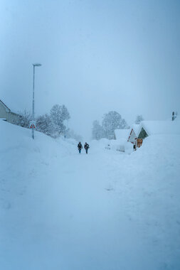 Vinter og snø i Tromsø