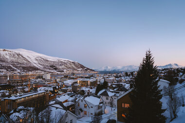Tromsø by om vinteren