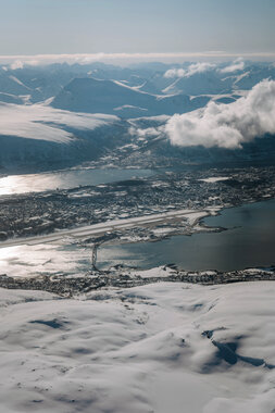Tromsø sett ovenfra