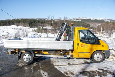 Kjøretøy teknisk avdeling ved Soløyvannsveien, Bestemorenga mars 2022
