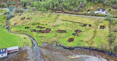Arkeologiske registreringar på Berstad i Stad kommune våren 2023