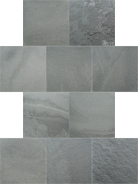 Offerdal silkebørstet overflate, leggemønster 60 x 60 cm
